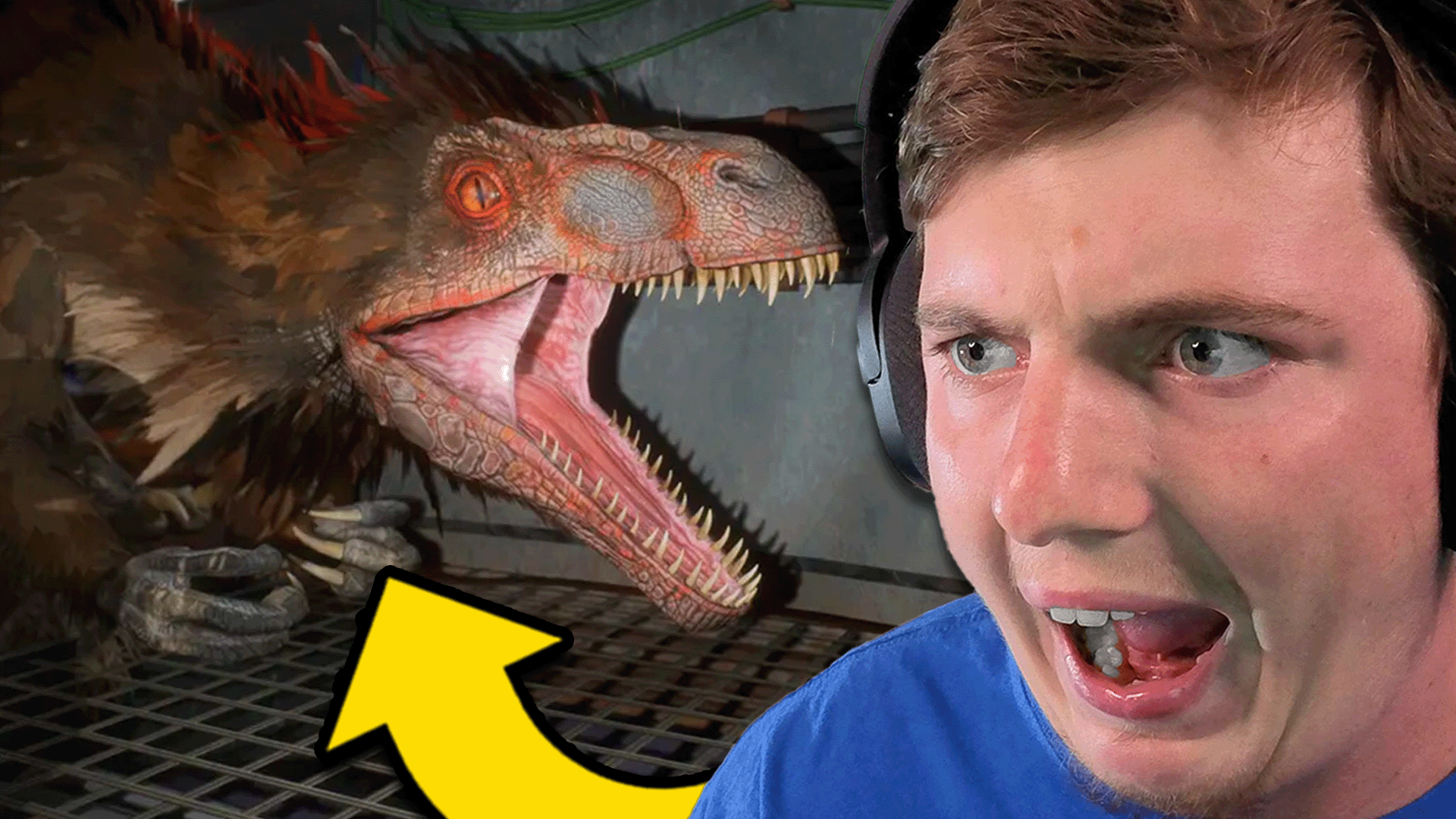 Deathground dinosaur horror video thumbnail